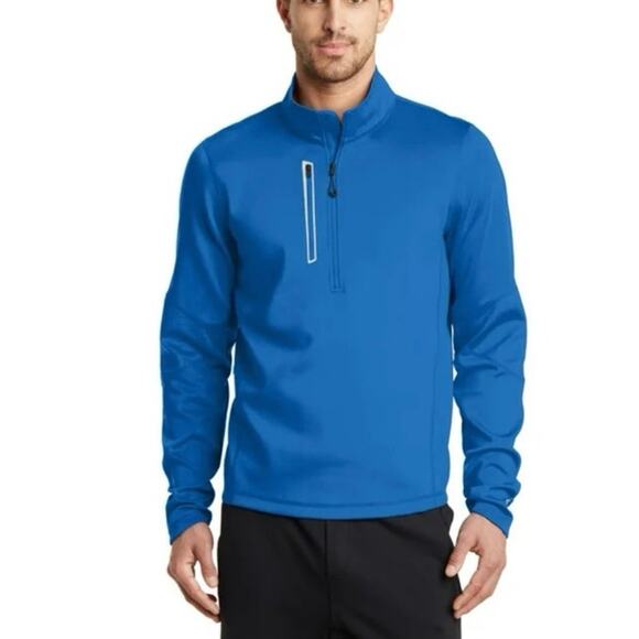 OGIO Endurance Fulcrum Blue 1/4 Zip Men Pullover Cycling Small - Picture 1 of 8